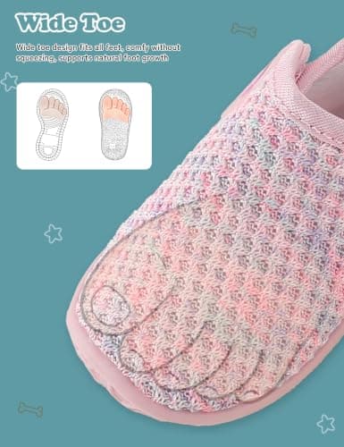 KIDDLETOWN Baby Shoes Boys Girls First Walking Shoes Sneakers 12-18M Pink — view 5