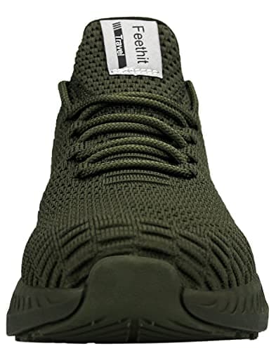 Feethit Womens Trainers Comfort Sneaker Shoes Sport Tennis Green 5 — view 3