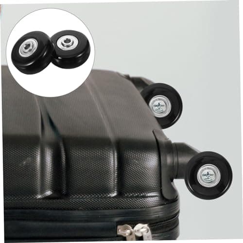 Gatuida Luggage Wheels Replacement Kit, Suitcase Wheel Repair Kit with Swivel Caster, Metal and Rubber, 2pcs, Simple Installation for Luggage and Suitcase Repairs — view 2