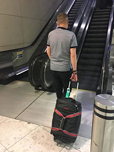 LeanPac Small Lightweight & Compact Folding Travel Garden Camping Festival Shopping Trolley on Wheels Hand Cart. Weighs 900grams Only. — view 5