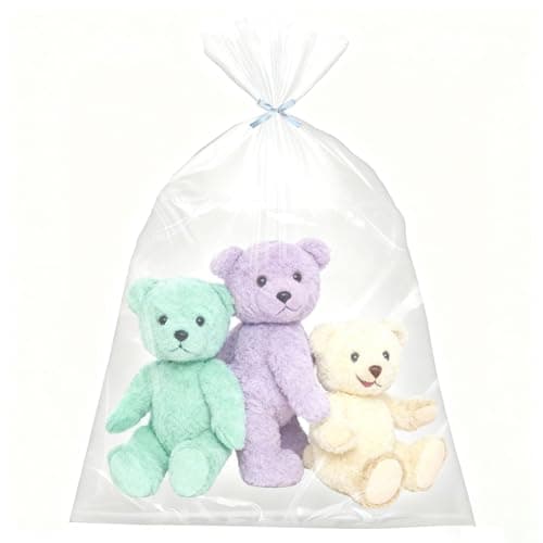 LPVVPEZ 10 Pack Large Clear Plastic Bags, 100x152cm Extra Large Waterproof Dustproof Storage Bags for Suitcase, Furniture, Quilt, Seasonal Clothing and Plush Toys — view 2