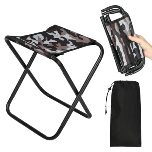 OFFCUP Folding Stool, Mini Portable Foldable Outdoor Camping Stool