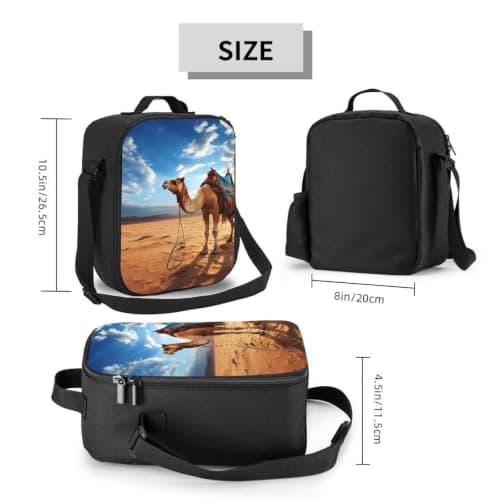 Lunch Bag for Women & Men Insulated Lunch Box Leakproof Cooler Tote Bags — view 2
