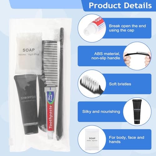 LLHQAMT Hygiene Kit Bulk, Convenience Kits Individual Packaging (4-Pack) — view 3