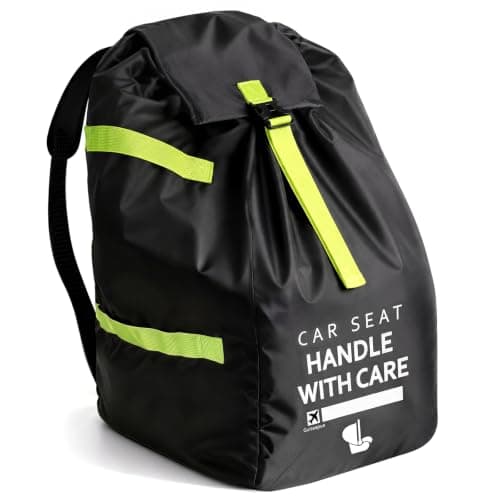 Upgrade Car Seat Travel Bag, Car Seat Bag for Airplane with Shoulder Handle