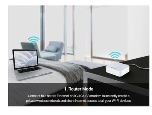 TP-Link TL-WR902AC AC750Mbps Dual Band Wi-Fi Travel Router, Portable WiFi Solution Support Router/Hotspot/Range Extender/Mode/Access Point Mode, 1 USB 2.0 Port/1 Micro USB Port, 1 WPS Button, UK Plug — view 6