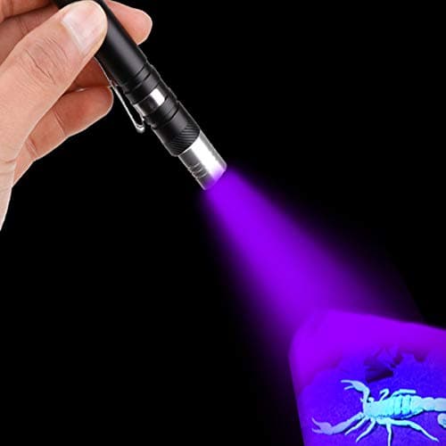 POCKETMAN Torch Detector for Testing Purple White mini UV Flashlight 395nm 2-in-1 UV LED Flashlight Black Light 2 Light Source — view 2