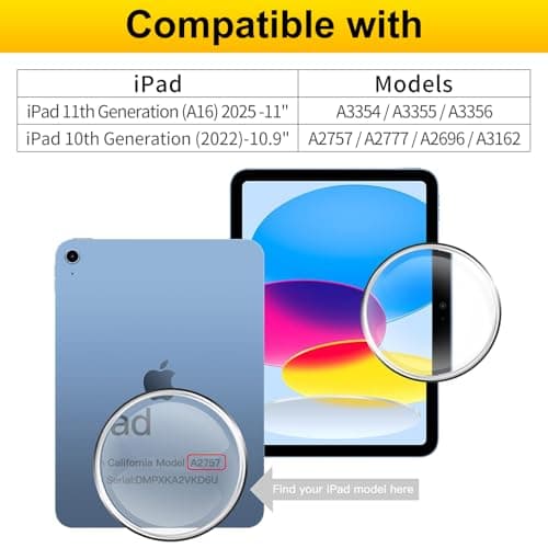 GOZOPO Kids Case for iPad A16 11th Generation 2025/ iPad 10th Generation — view 2