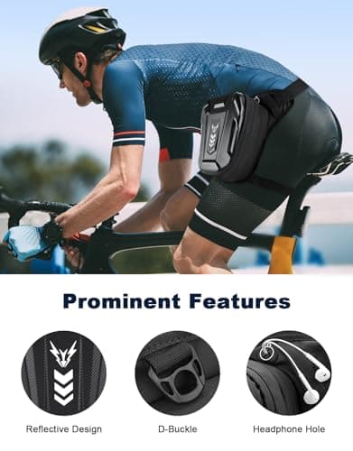 Rolgno Drop Leg Bag, [Expandable Storage] Motorcycle Leg Bag — view 3