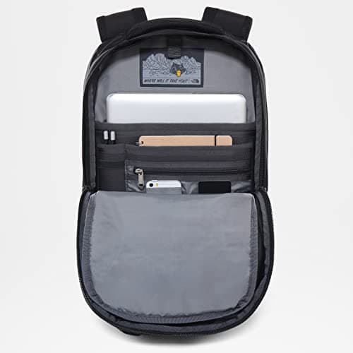 The North Face - Fall Line Backpack - Reflective Backpack for School, Work and Travel with Fleece-Lined Laptop Sleeve - TNF Black — view 4