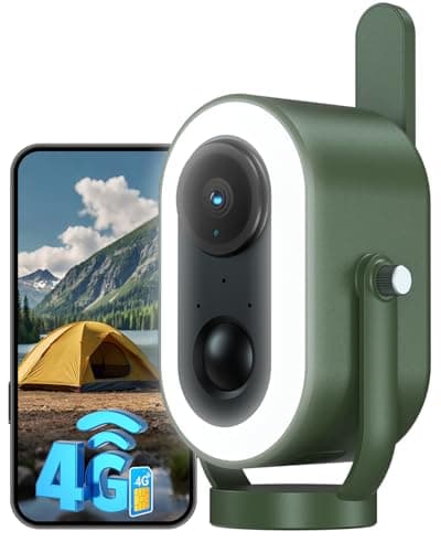 Xega 4G LTE Camping Magnetic Camera with SIM Card 2K HD Cellular Portable