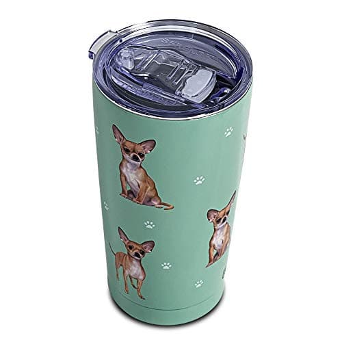 Chihuahua SERENGETI 16 Oz. Stainless Steel, Vacuum Insulated Tumbler with Spill Proof Lid - 3D Print - Insulated Travel mug for Hot or Cold Drinks
