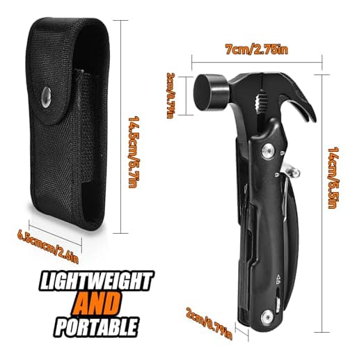 Hinshark Gifts for Men Him Dad, 12 in 1 Multi Tool Camping Accessories — view 2