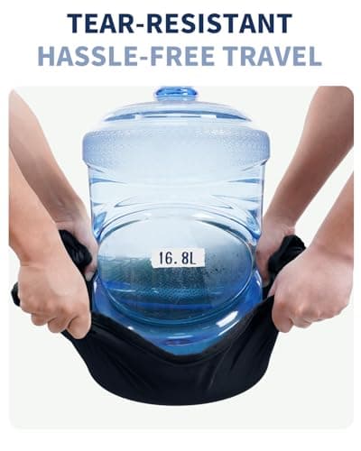 ECOHUB Packing Cubes for Suitcase, 6pcs Suitcase Organiser Bags with Tag, Recycled Travel Organiser Packing Bags for Backpack, Rip-stop Mesh Luggage Packing Organizers, Dark Blue (Patent Pending) — view 6