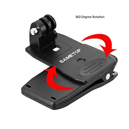 Sametop Backpack Strap Hat Clip Mount Compatible with GoPro — view 4