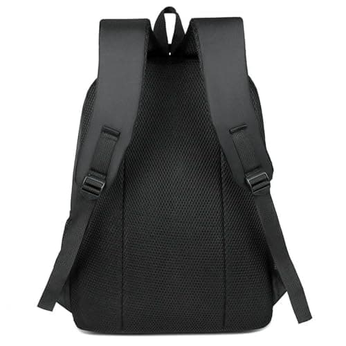 WISEHUBY Men'S Backpack, Oxford Waterproof Backpack, Business Laptop Bag, Casual Travel Backpack, High School Student Backpack-Black — view 4