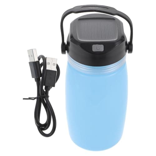 USB Solar Charging Kettle 730ml, ABS Food Grade Silicone Travel