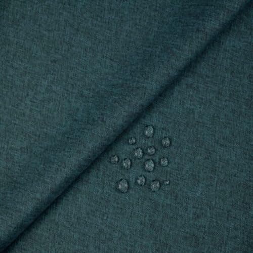Fabrics-City Petrol-Melange Nylon Water-Repellent, Cordura Lightweight, 200 g/m², Ideal for Outdoor, Backpack, Tent, Hiking, Camping, Adventure, Durable, Weatherproof, Versatile Fabric, 160 x 100 cm
