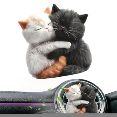 Car Vent Clip Air Freshener Men Cute Cat Fan Decorative Odor Eliminator — view 6