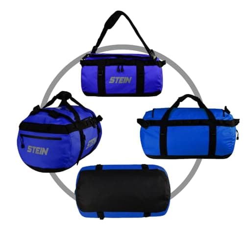 Heavy Duty Kit Bag 90L Blue – PVC Tarpaulin Water-Repellent Holdall for Professional Work & Travel – STEIN Metro — view 2