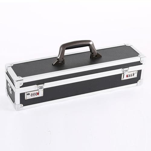 Lockable Knife Storage Box with Combination Lock - Secure Aluminum Case for Safekeeping Knives & Tools - Perfect for Home, Workshop & Professional Use — view 2