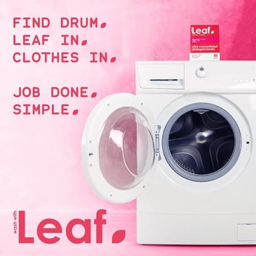 Wash With Leaf Non-Bio Laundry Detergent Sheets - Travel Size, 75 Washes — view 6