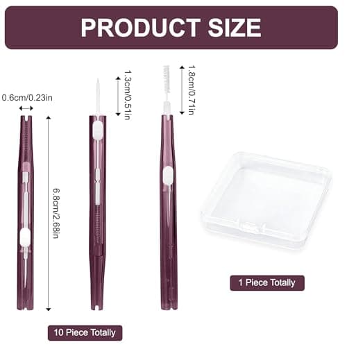 VLUNT Phone Cleaning Kit Charging Port USB C Cleaner 10 Pack, Purple — view 2