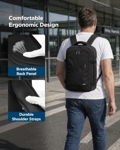 Kono Ryanair Cabin Bags 40x25x20 Underseat Carry on Travel Backpack — view 6