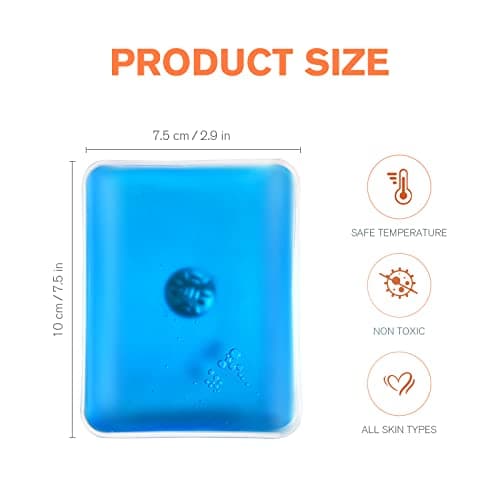 Vicloon Reusable Hand Warmers, 2PCS Instant Hand Warmers, Reusable Gel Click Heat Pads for Cold Hands Heat Pads Pocket Warmers, Perfect For Football, Skiing, Sports, Outdoor Activities — view 2