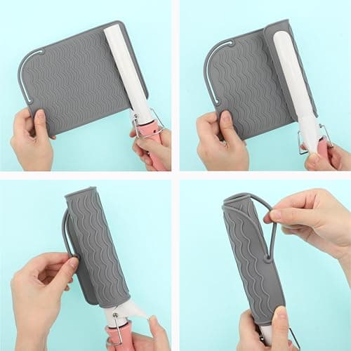 Silicone Heat Resistant Mat for Curling Irons Hair Straighteners — view 5