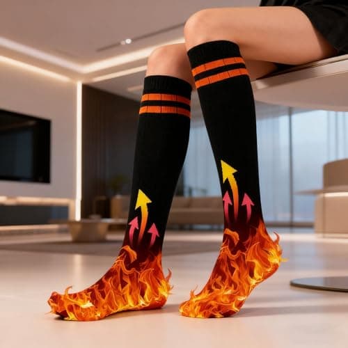 Heated Socks Resistant Washable Heat Resistant Adults — view 6