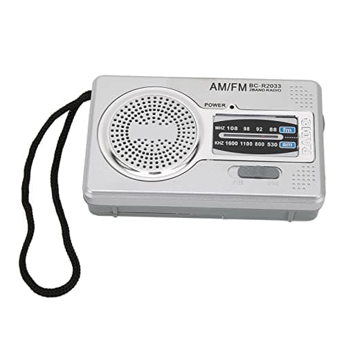 Portable AM FM Radio Compact Battery Operated Receiver 5W Speaker — view 4