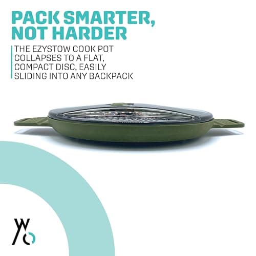 EZYSTOW Collapsible Camping Cooking Pot 1.5L | Silicone Camping Pot — view 5