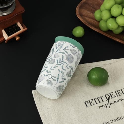 BOTTLE BOTTLE Travel Mug (Flourishing Flowers, 350, Milliliters) — view 6
