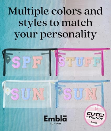 Embla Makeup Brush Holder Travel Cosmetic Case Pouch, Soft Silicone Cosmetic Bag Make Up Brushes Holder with Snap Closure,Travel Brush Case - Black, SPF-White, One Size, Clear — view 5
