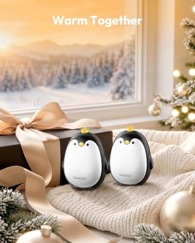 Gaiatop Magnetic Hand Warmers Rechargeable 2 Pack, Cute Penguin Design — view 6