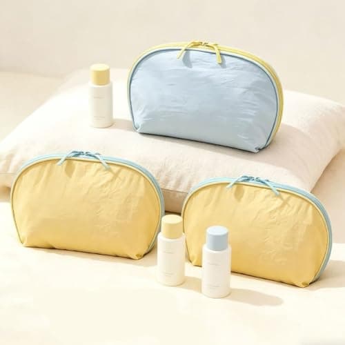 Large Capacity 3 in 1 Waterproof Underwear Organizer for Travel - Socks and Bra Storage Bag with Elastic Pockets - Suitcase Organiser 27x17.5x11cm(D) — view 3