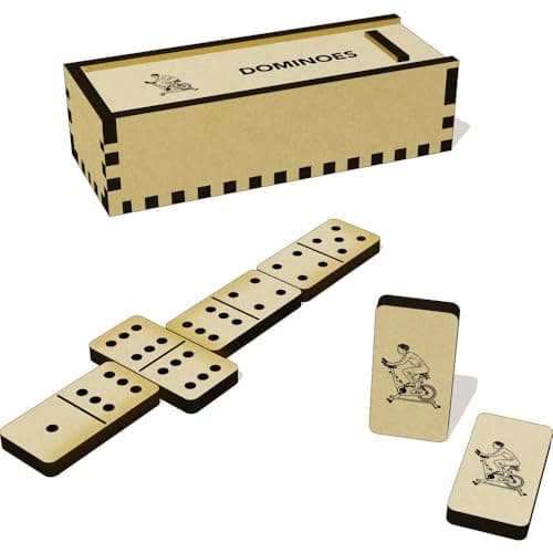 Azeeda 'Spin Bike' Domino Set with Box (DM00056099) — view 2