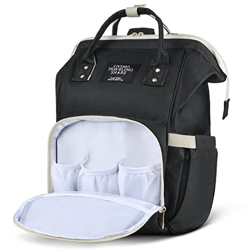 Vicloon Baby Changing Bag Backpack, Neutral Multi-Function Nappy Back Pack, Waterproof Large Travel Backpack for Mom and Dad
