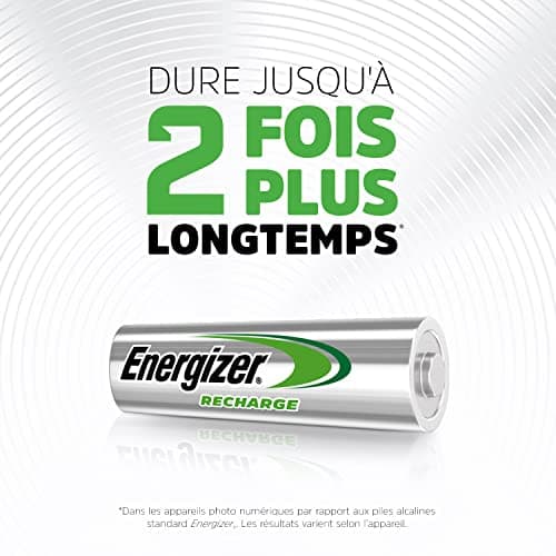 Energizer Rechargeable AA Batteries, Universal Double AA, Pack of 8 — view 3