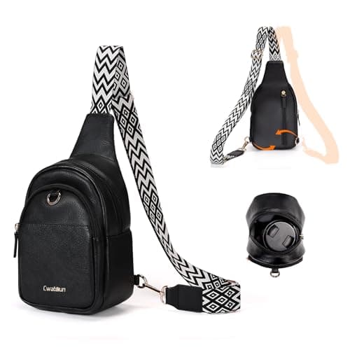 Cwatcun Small Camera Sling Bags for Photographers, Waterproof Camera Case