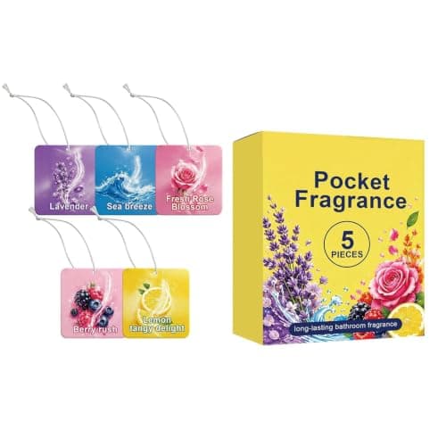 Fragrance Sachets 5 Pack Odor Eliminator Freshener Deodorizer