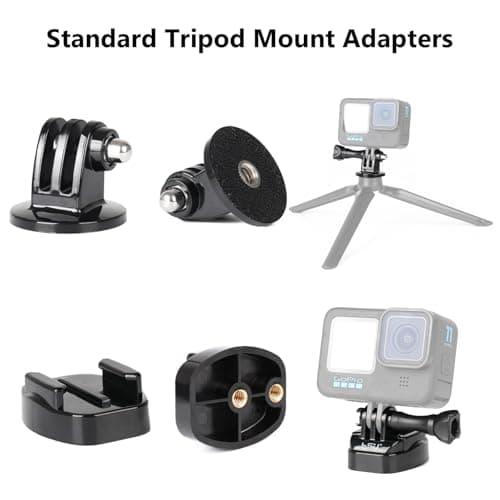 HSU Grab Bag Basic Camera Accessories Mount Kit for GoPro Action Cameras — view 3