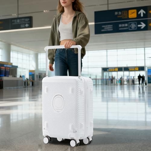 LIGHTGO 20" Hardside Cabin Case, TSA Lock, Brake Spinner Wheels — view 6