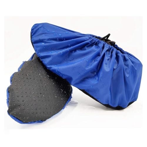 Qxckyag Shoe Covers 5 Pairs Reusable Waterproof Dustproof for Travel Use — view 5