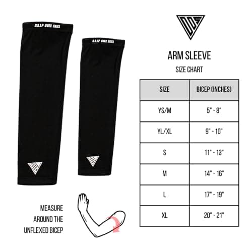 Drip Over Skill Compression Sleeves, Black (Reflective), X-Large — view 3