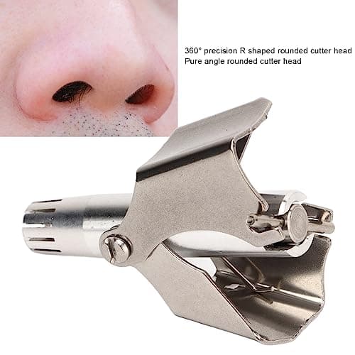 Generic Precise Manual Nose Hair Trimmer with 12- Precision Grooming Tool for Men and Women, Portable Personal Grooming Kit for Travel and Home Use — view 3