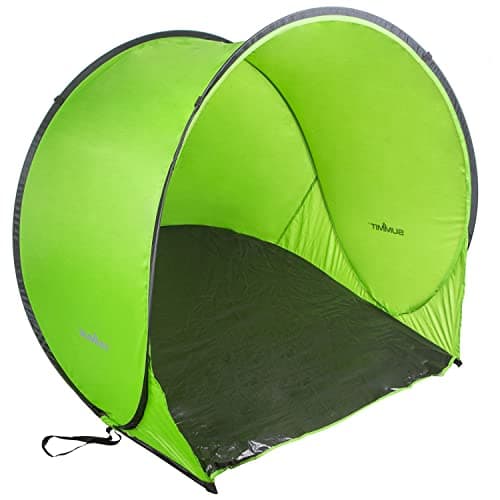 VFM e-Store - Easy-To-Assemble Green Pop Up Tent for Beach, Fishing, and Camping - Perfect Shelter for Picnics, Festivals, and Summer Break - Portable and Ideal for Holiday Survival Equipment