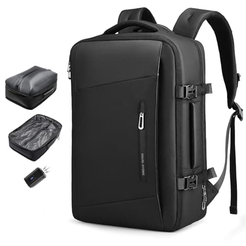 MARK RYDEN 38L Air Extraction Compression Travel Backpack, Waterproof Carry On Bag with YKK Zipper Breathable Padded Design