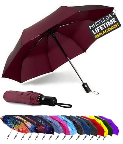 MRTLLOA Travel Essentials Mini/Compact Umbrella for Purse